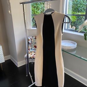 NICHOLAS mini black and white zipper stress